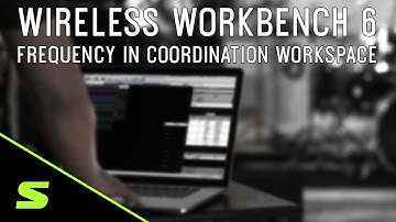 Shure WWB6: Frequency Statuses in the Coordination Workspace