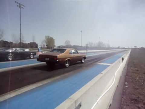 1974 Chevrolet Nova 1/8 Mile Pass Burnout Grove Cr...