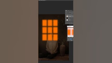 Photoshop CC - Thêm ánh sáng cửa sổ #shorts