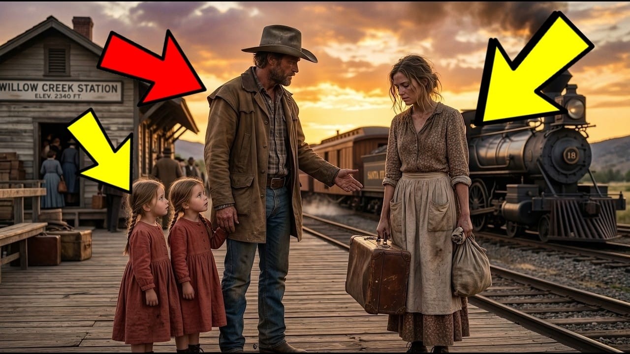 Её Отвергли на Станции… И Тогда Ковбой Прошептал: «Моим Близнецам Нужна Такая Мама, Как Ты» 🤠.