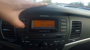 How to Manually Tune Radio Station in Ssangyong Korando III ( 2010 – 2016 ) - Adjust Radio Station