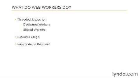HTML5 Background Processes with Web Workers workerswork