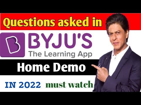 what type of question asked in Byju’s home demo|Byju's home demo question 2022|SNlearning