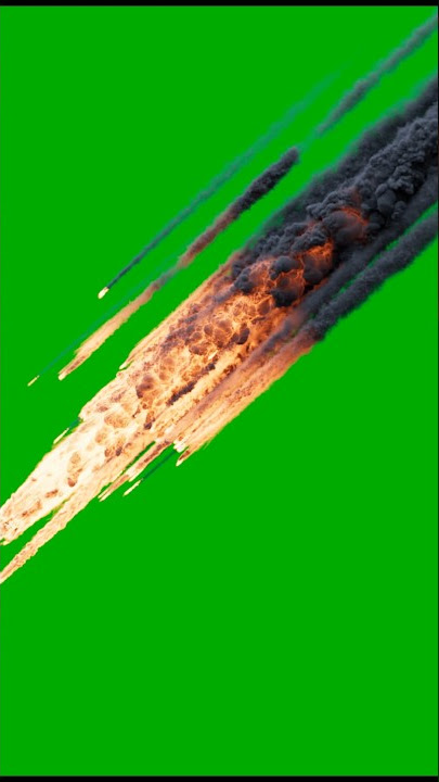 Realistic meteor green screen video 3 #greenscreen #animation #shorts #shortvideo #shortsfeed