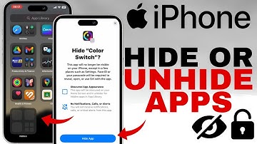 iOS 18: How To Hide And Unhide Apps On iPhone | Unhide Hidden Apps on iPhone Home Screen