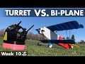 Turret vs biplane laser tag battle  week 10