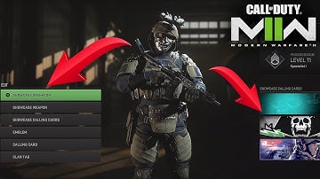 Customize Your Showcase In Call of Duty: Modern Warfare 2 (2022)