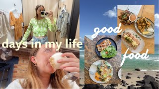 vlog: eating good food, op shopping + enjoying spring!! 🍋