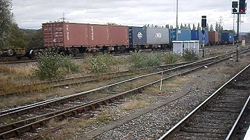 DB Schenker Class 66: no 66009-66094 Passing Didcot Parkway Working 4O53 On The 08/10/2011