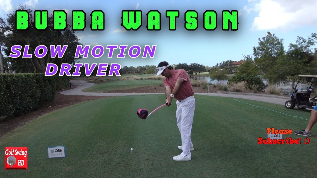 BUBBA WATSON DTL SLOW MOTION DRIVER GOLF SWING 1080 HD