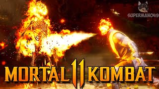 Ed Boon Does The Ultimate Klassic Brutality!  Mortal Kombat 11: 'Scorpion' Gameplay