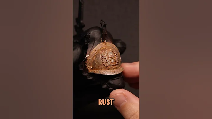 How to Paint Rust effect for Warhammer Miniatures (Beginner-friendly Tutorial).