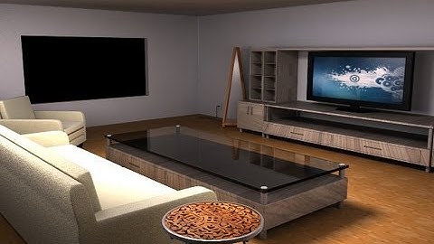 Maya Modeling Tutorial- modeling a living room part- 4