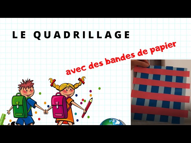 Graphisme Quadrillage S.2 : les bandes de papier à coller - La classe de WJL