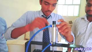 pneumatic sheet bending machine college project // Bending machine  project for polytechnic students