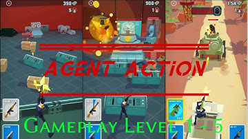 Agent Action - GAMEPLAY Level 1 - 5