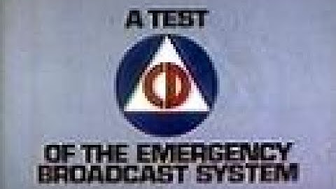 WGN Channel 9 - Emergency Broadcast System Test - "Tone Deaf?" (1980)