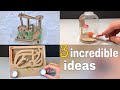 3 Amazing DIY TOYs you can Make at Home - How to make a Marble Game