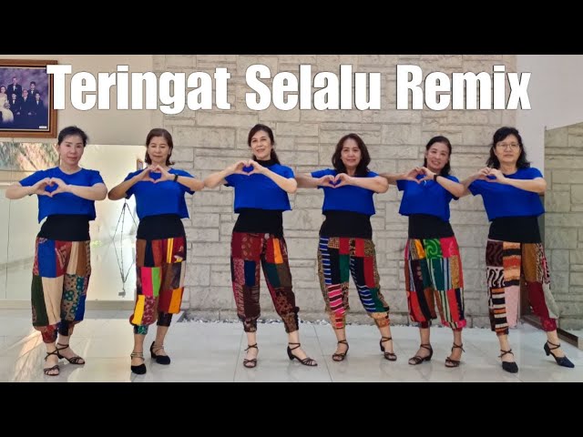 Teringat Selalu Remix Line Dance (demo u0026 count) class=