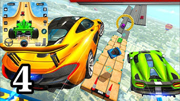 Ramp Car Stunt - Gameplay Walkthrough - Part 4 (Android,iOS