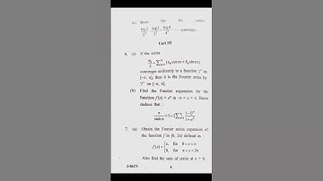 Gju bsc-5th sem (sequence and series) previous year question paper #gju #hisar #pyq #maths