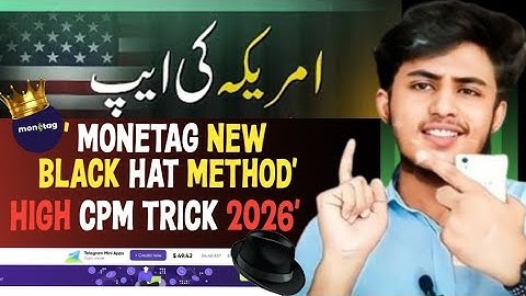🥳Monetag Premium Auto Earning Trick | High Cpm Trick | Self Click Method | Fresh  Method 2026 ✅