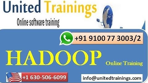 Hadoop online training | Hadoop Big Data training | Big Data online training