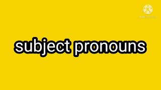 شرح مبسط لضمائر الفاعل والفرق بين ال noun وال pronoun 