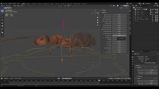 Ant Rigging in Blender: My Custom 3D Ant Creation!
