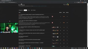SOLIDFPS read about his ban on forum [New World MMO]