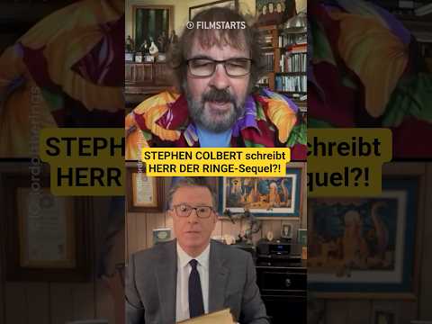 NEUER HERR DER RINGE Film von STEPHEN COLBERT?! #lordoftherings #stephencolbert #lotr #herrderringe