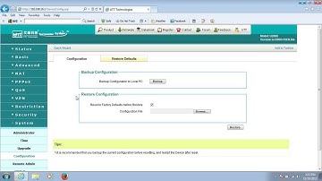 How to reset configuration Factory Default Setting on UTT router?