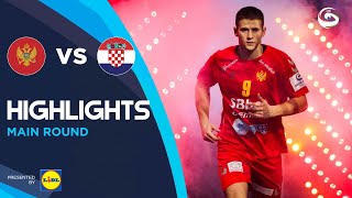 Montenegro vs Croatia | Highlights | Main Round | Men's EHF EURO 2022