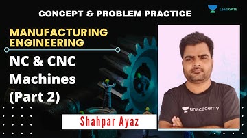 NC & CNC Machines (Part 2) | Manufacturing Engineering | GATE 2021 | Shahpar Ayaz