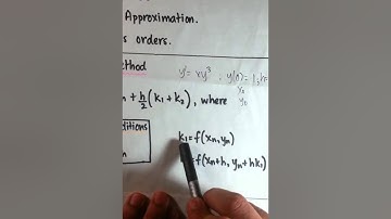 The Runge-Kutta Method Part 1 (Formulas)