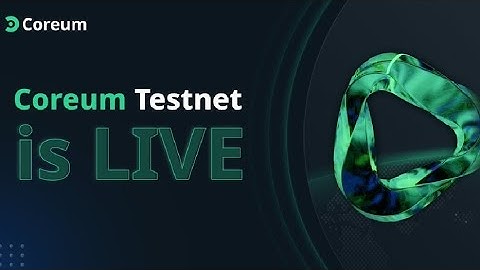 Attention all Coreum Validators, report for duty! 📢 $COREUM TESTNET IS LIVE