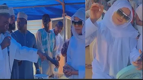 Bobrisky Stuns Everyone With Her Beauty As She Receives Prayers From  Alfa At Her Father’s Burial