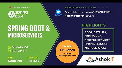 Spring Boot with Microservices| Introduction | Ashok IT
