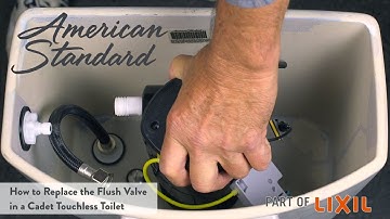 How to Replace the Flush Valve in a Cadet Touchless Toilet