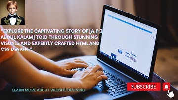 HOW TO BUILD A BIOGRAPHY PAGE USING HTML AND CSS || CodeWithAbdur
