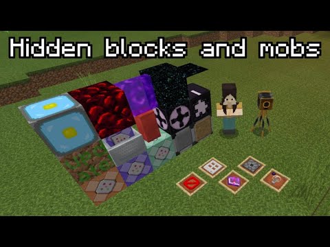 How to get secret items and mobs in Minecraft