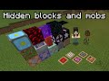 How to get secret items and mobs in Minecraft (Compilation)