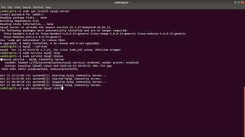 How to install mysql ubuntu 18.04