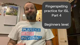 Fingerspelling Practice in Irish Sign Language 4 | Beginners Level #Deaf #ISL