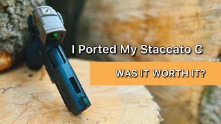 Staccato C w/ 6 Pack Port Cuts From Tampa GunWerx. I Ported My Staccato So You Don't Have To!
