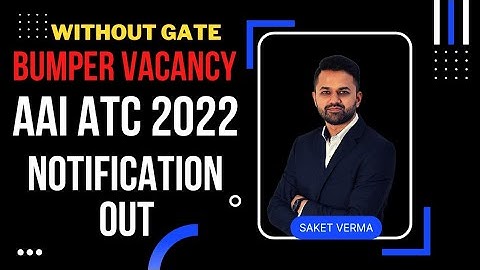 📢📢AAI ATC (Jr executive) 2022 vacancy released through Written exam | Air traffic controller Jobs
