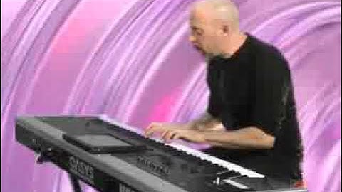 Jordan Rudess playing his Korg Oasys