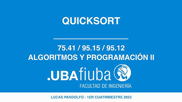 Algo2Mendez: Implementando quicksort
