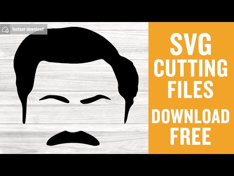 Ron Swanson Svg Free Cutting Files for Cricut Brother Scanncut Free Download