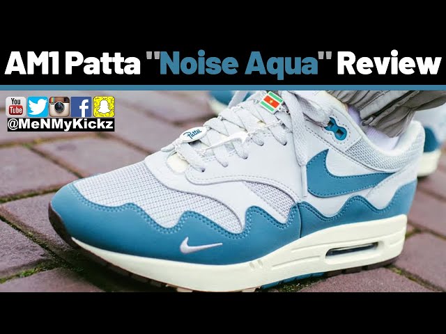 NIKE AIR MAX 1 PATTA WAVES NOISE AQUA REVIEW & ON FEET.HOW GOOD IS THIS  COLORWAY? 